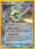 Vaporeon (Delta Species) - EX Delta Species - #18