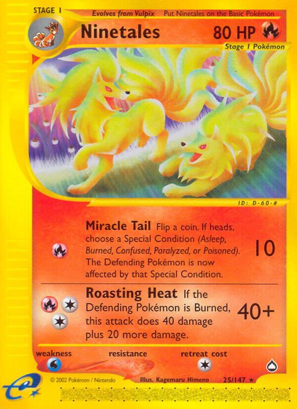 Ninetales - Aquapolis - #25