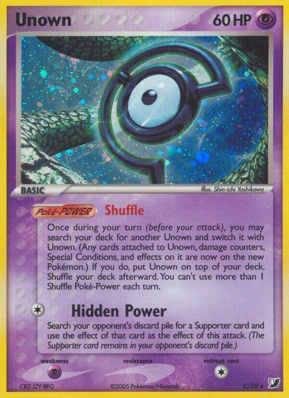 Unown (C) - EX Unseen Forces - #C