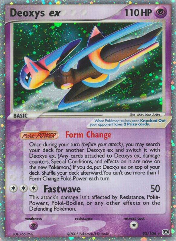 Deoxys ex (Speed Forme) - EX Emerald - #93