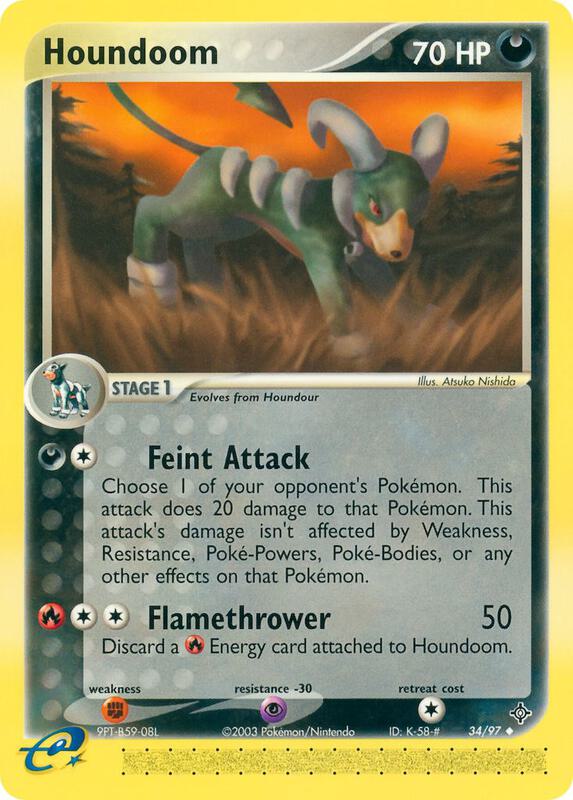 Houndoom - EX Dragon - #34
