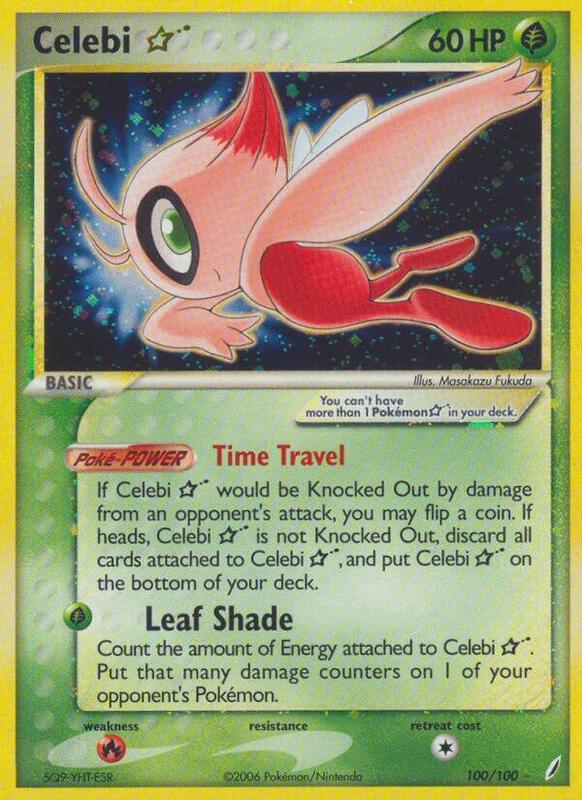 Celebi (Gold Star) - EX Crystal Guardians - #100