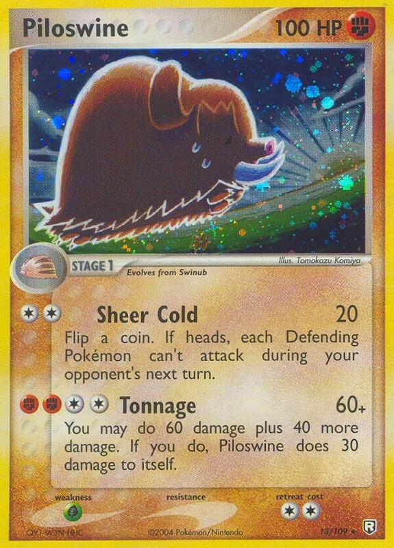 Piloswine - EX Team Rocket Returns - #13
