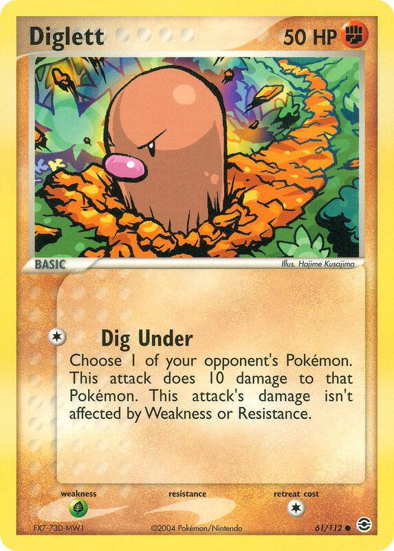 Diglett - EX FireRed & LeafGreen - #61