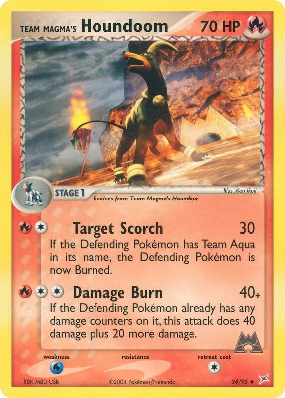 Team Magma's Houndoom - EX Team Magma vs Team Aqua - #34
