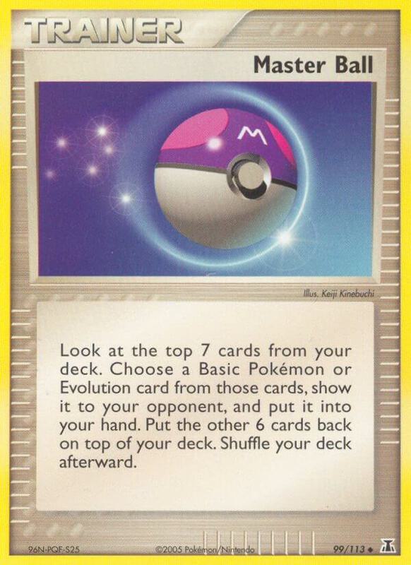 Master Ball - EX Delta Species - #99
