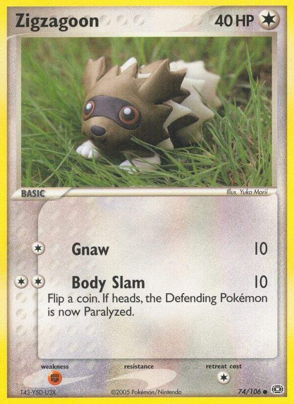 Zigzagoon - EX Emerald - #74