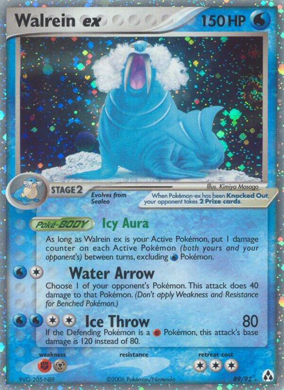 Walrein ex - EX Legend Maker - #89