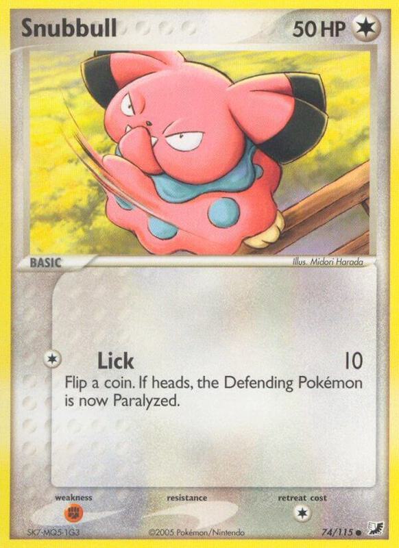 Snubbull - EX Unseen Forces - #74