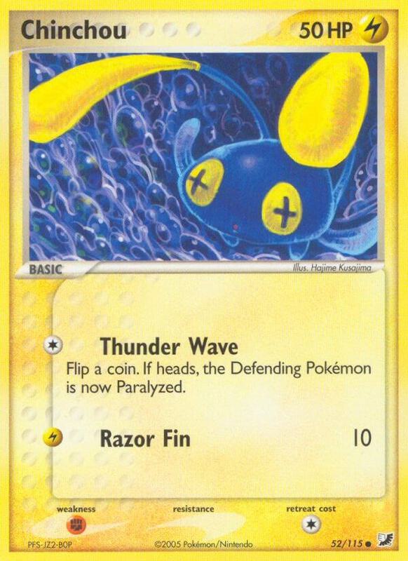 Chinchou - EX Unseen Forces - #52