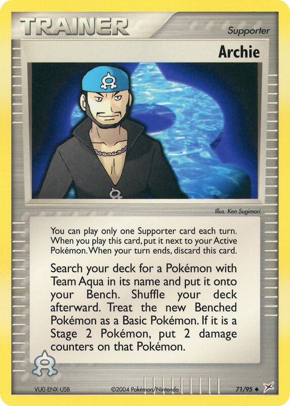 Archie - EX Team Magma vs Team Aqua - #71