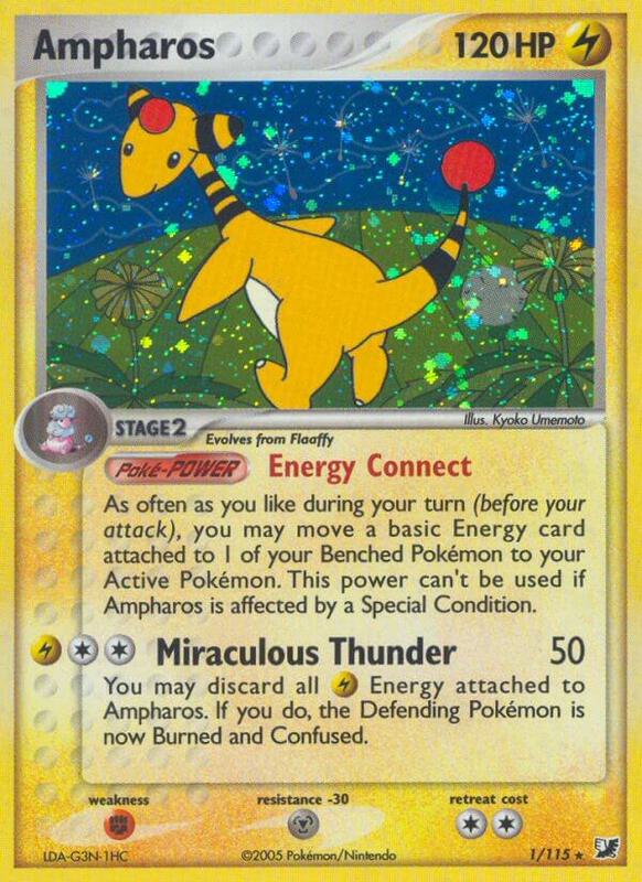 Ampharos - EX Unseen Forces - #1