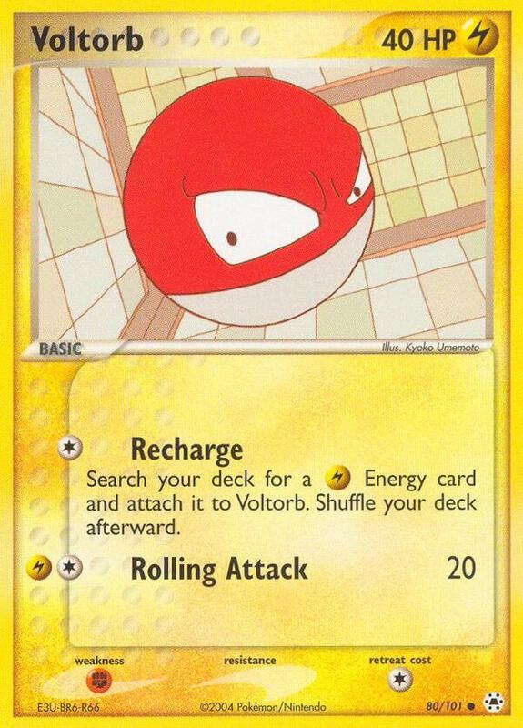 Voltorb - EX Hidden Legends - #80