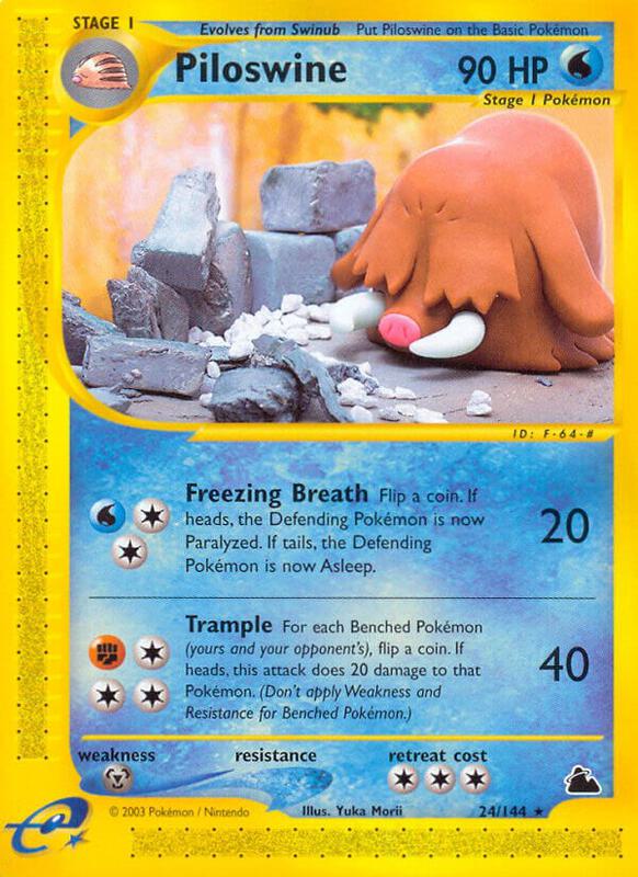 Piloswine - Skyridge - #24