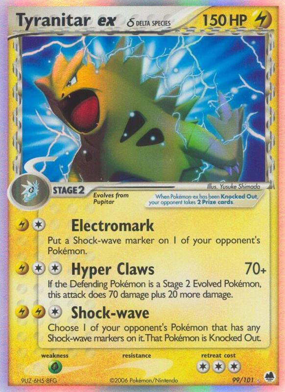 Tyranitar ex (Delta Species) - EX Dragon Frontiers - #99