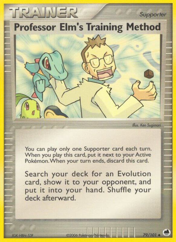 Professor Elm's Training Method - EX Dragon Frontiers - #79