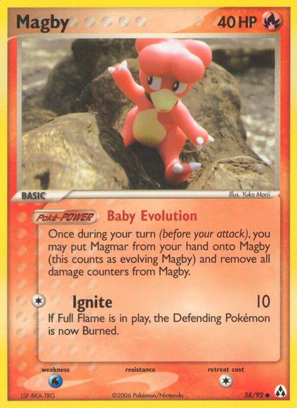 Magby - EX Legend Maker - #58