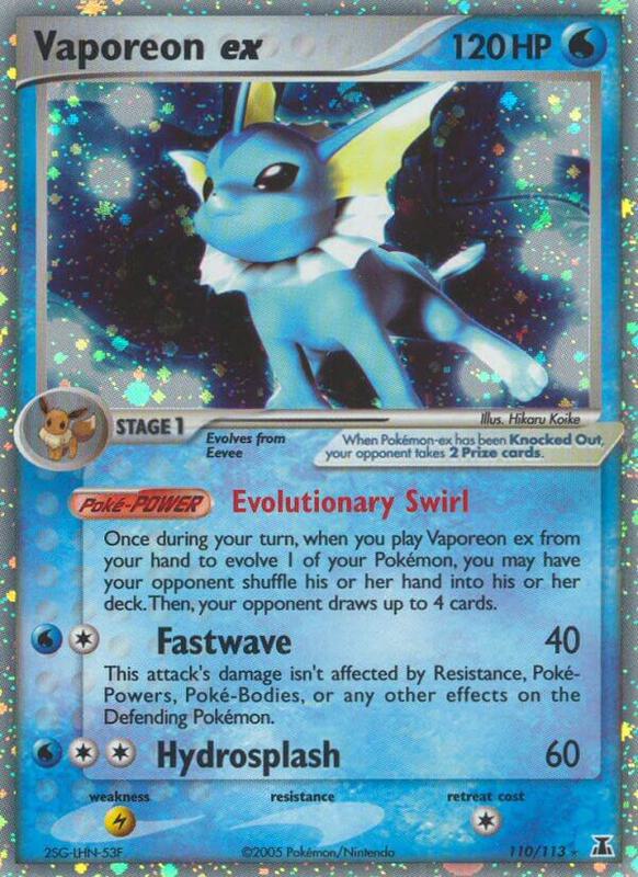 Vaporeon ex - EX Delta Species - #110