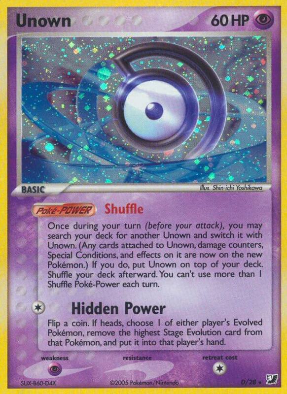Unown (D) - EX Unseen Forces - #D