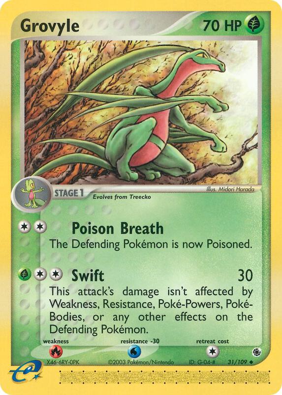 Grovyle - EX Ruby & Sapphire - #31