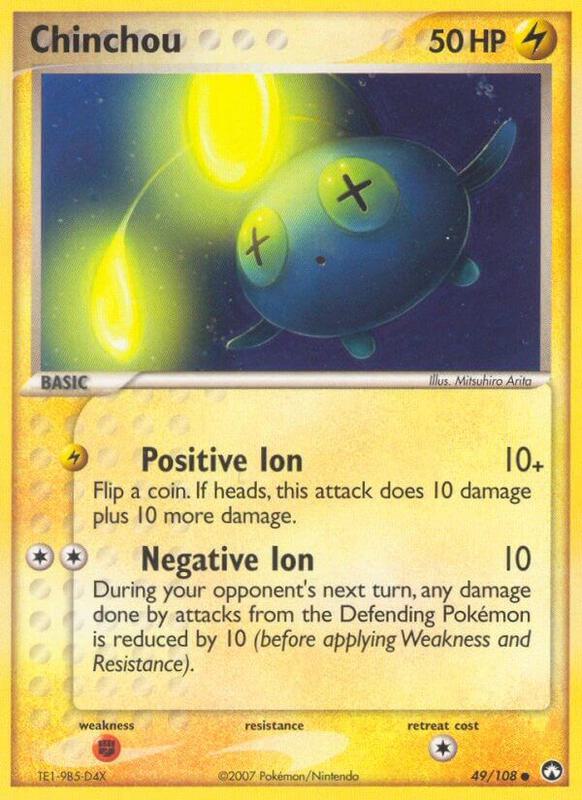 Chinchou - EX Power Keepers - #49