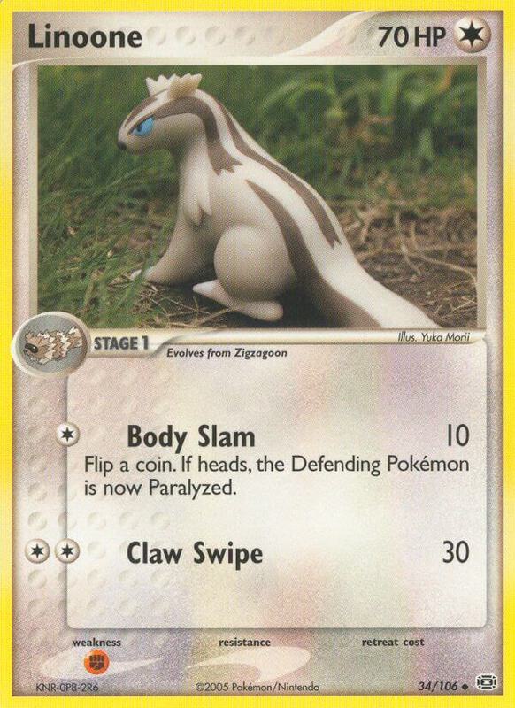 Linoone - EX Emerald - #34
