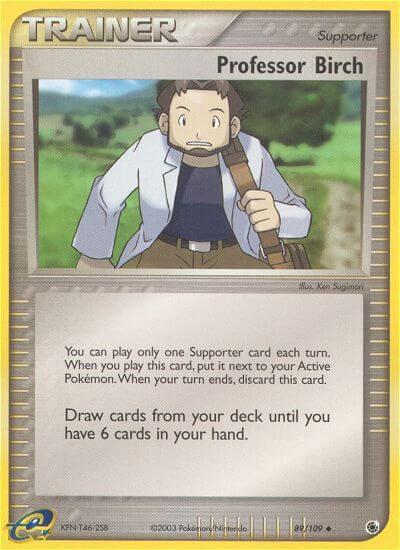 Professor Birch - EX Ruby & Sapphire - #89