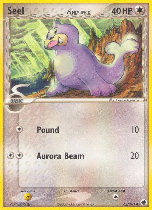 Seel (Delta Species) - EX Dragon Frontiers - #62