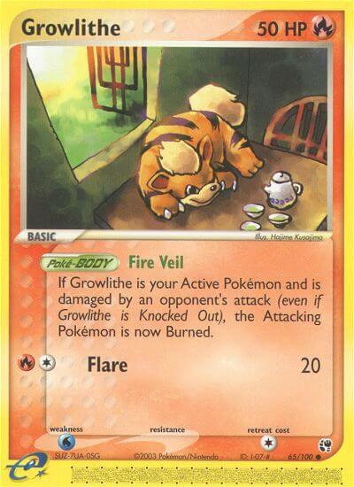 Growlithe - EX Sandstorm - #65