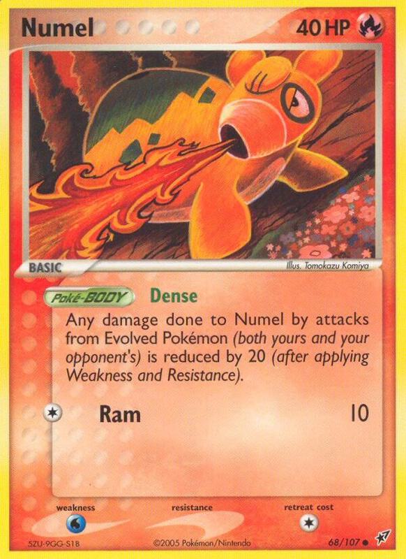 Numel - EX Deoxys - #68