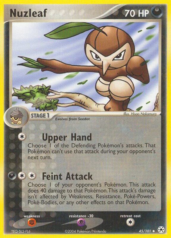 Nuzleaf - EX Hidden Legends - #45