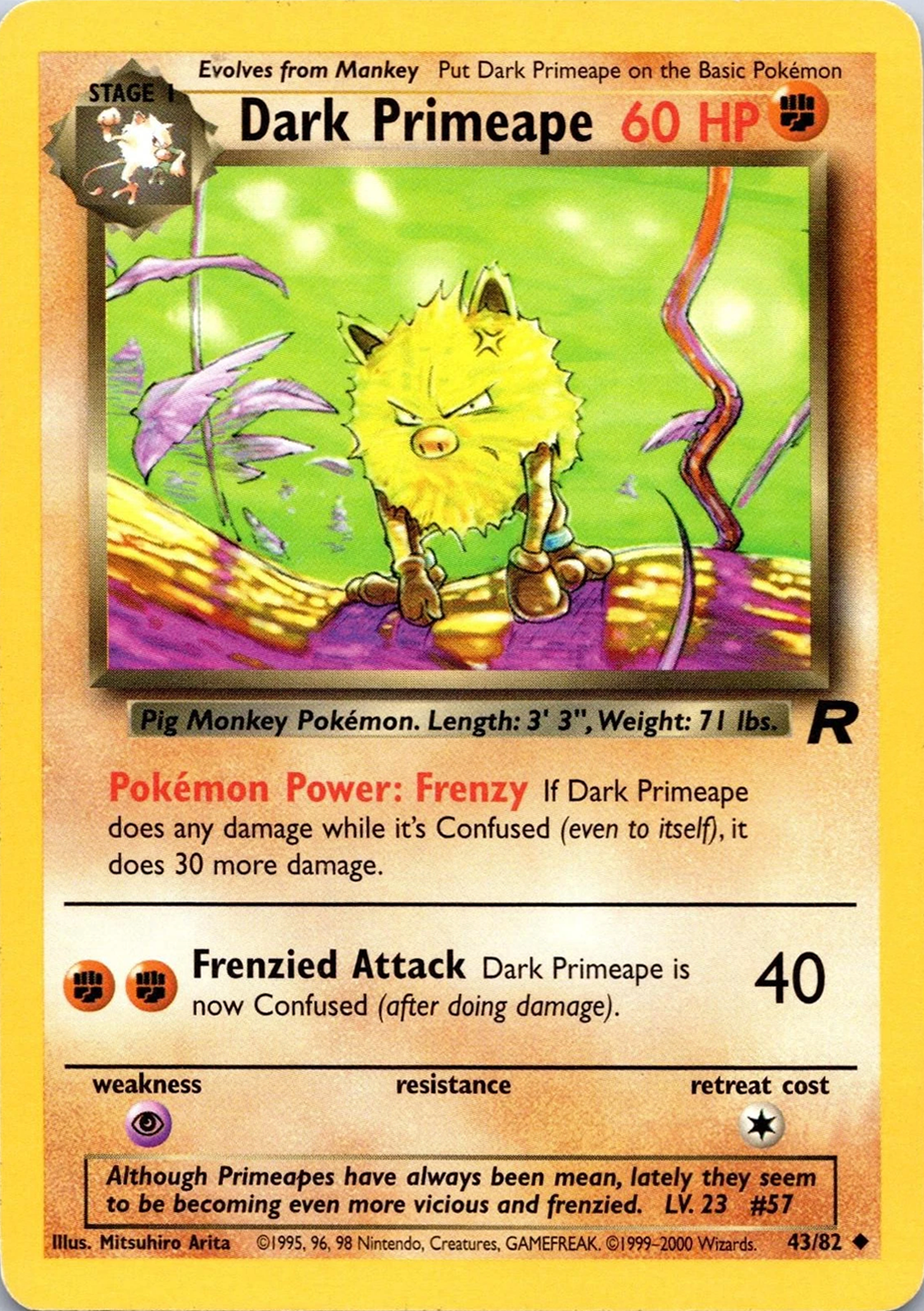 Dark Primeape - Team Rocket - #43