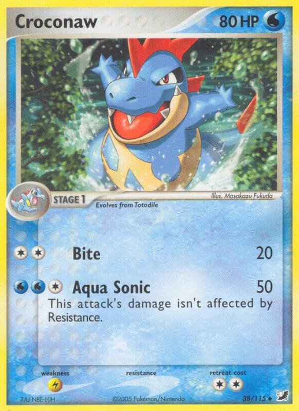 Croconaw - EX Unseen Forces - #38