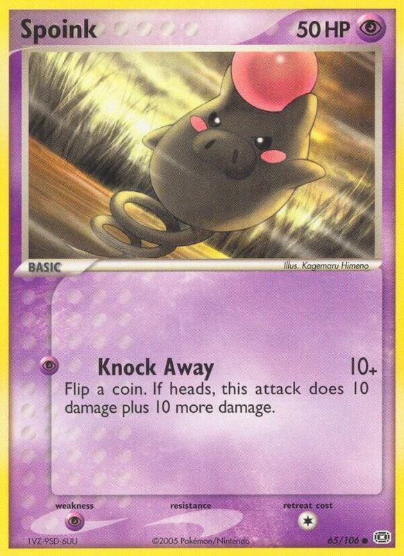 Spoink - EX Emerald - #65