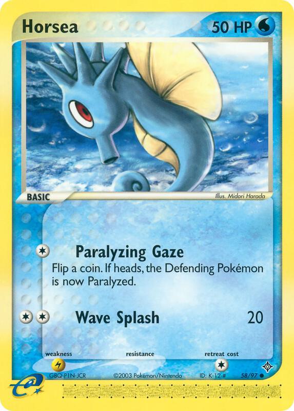 Horsea - EX Dragon - #58