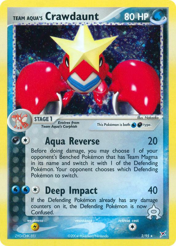 Team Aqua's Crawdaunt - EX Team Magma vs Team Aqua - #2