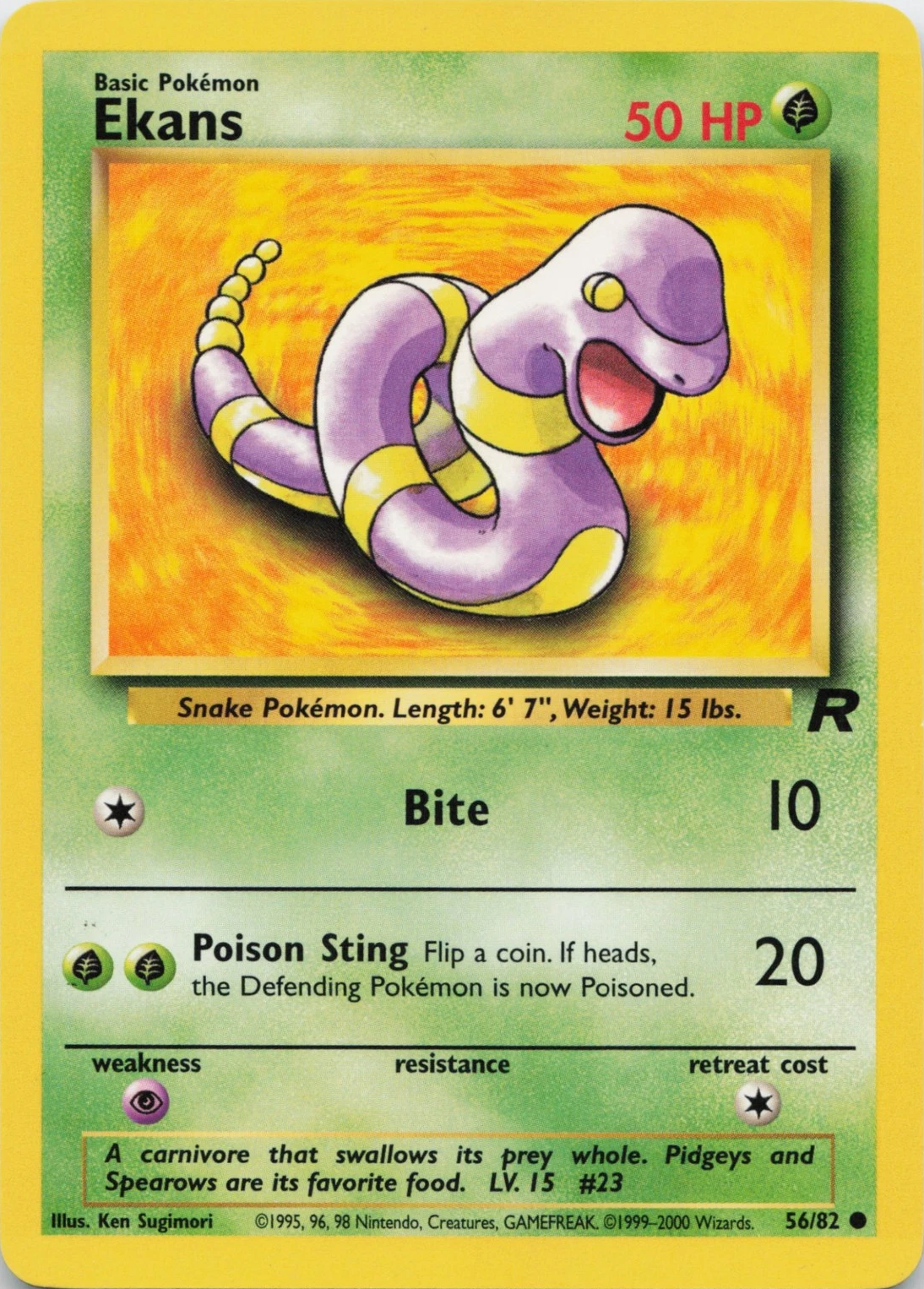 Ekans - Team Rocket - #56