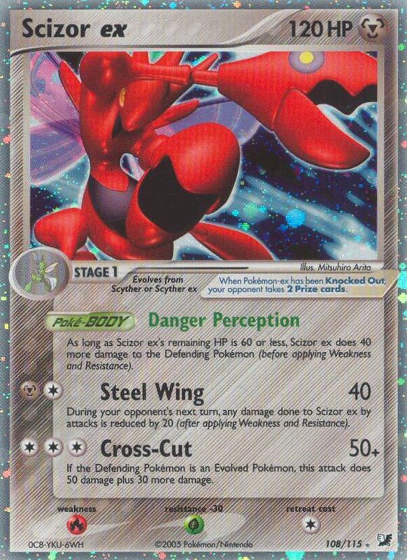 Scizor ex - EX Unseen Forces - #108