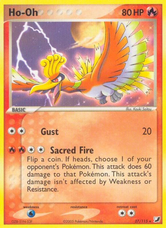 Ho-Oh - EX Unseen Forces - #27