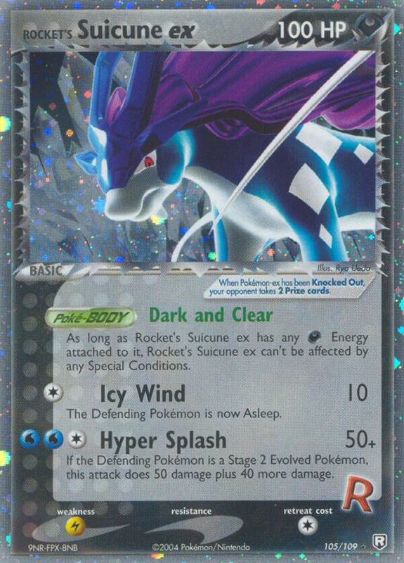 Rocket's Suicune ex - EX Team Rocket Returns - #105