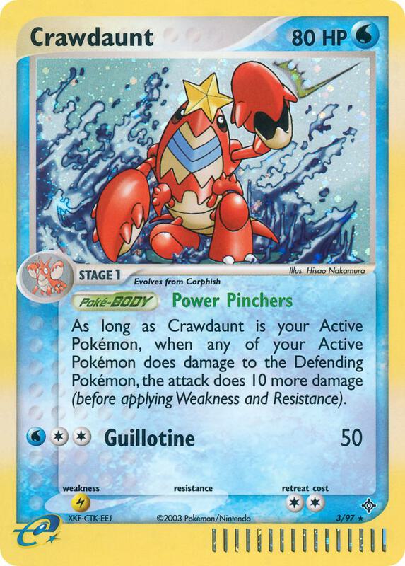 Crawdaunt - EX Dragon - #3