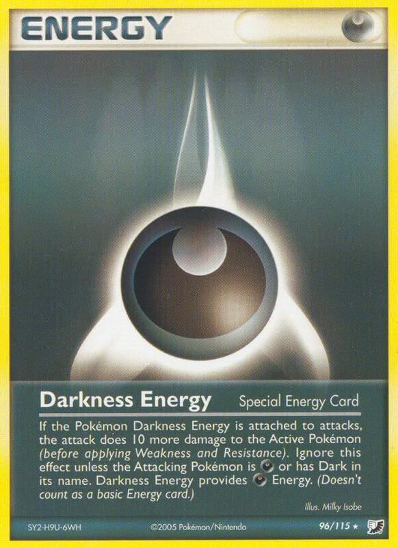 Darkness Energy (Special) - EX Unseen Forces - #96