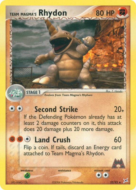 Team Magma's Rhydon - EX Team Magma vs Team Aqua - #22