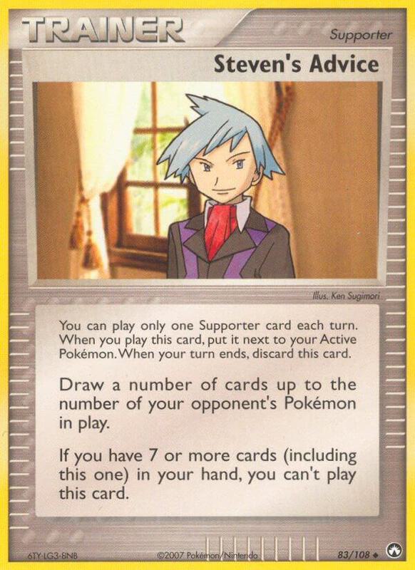 Steven's Advice - EX Power Keepers - #83