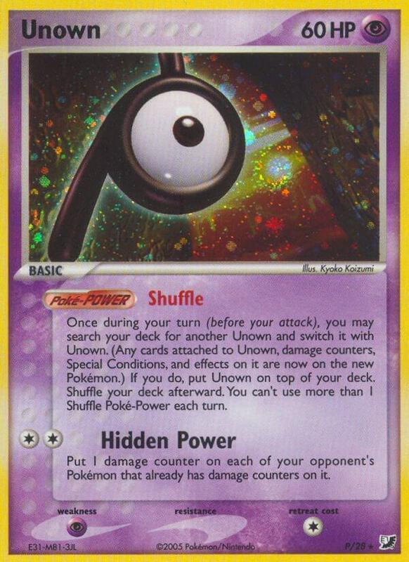 Unown (P) - EX Unseen Forces - #P