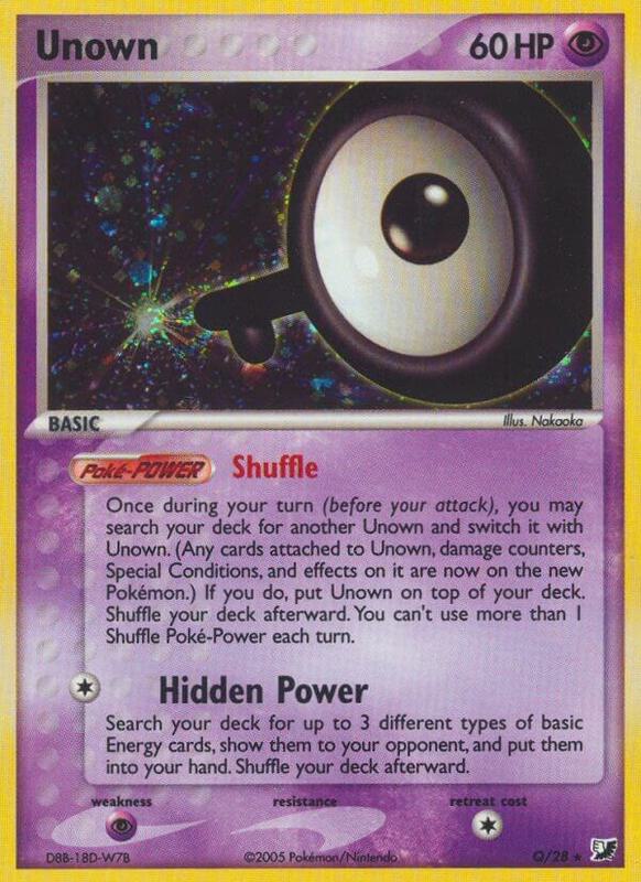Unown (Q) - EX Unseen Forces - #Q