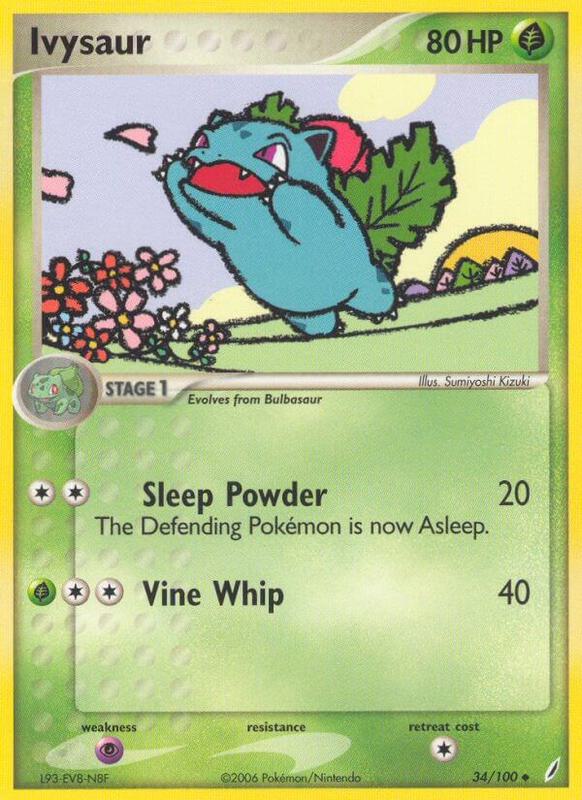Ivysaur - EX Crystal Guardians - #34