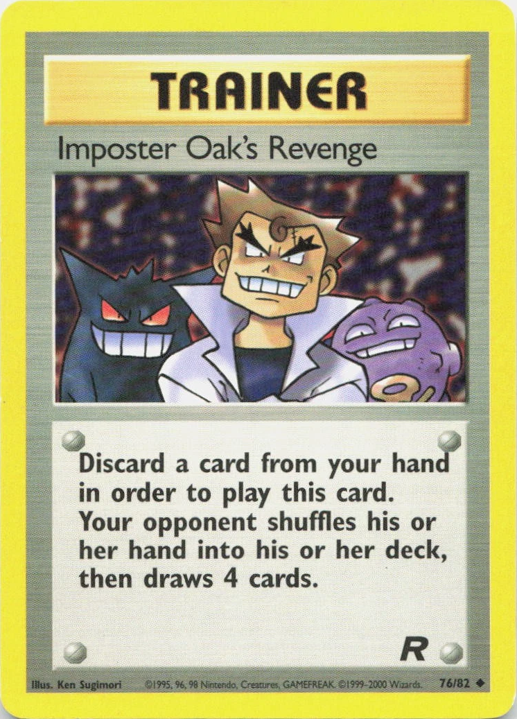 Imposter Oak's Revenge - Team Rocket - #76