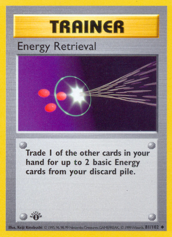 Energy Retrieval - Base Set - #81 (1st Edition)