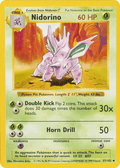 Nidorino - Base Set - #37 (Shadowless)